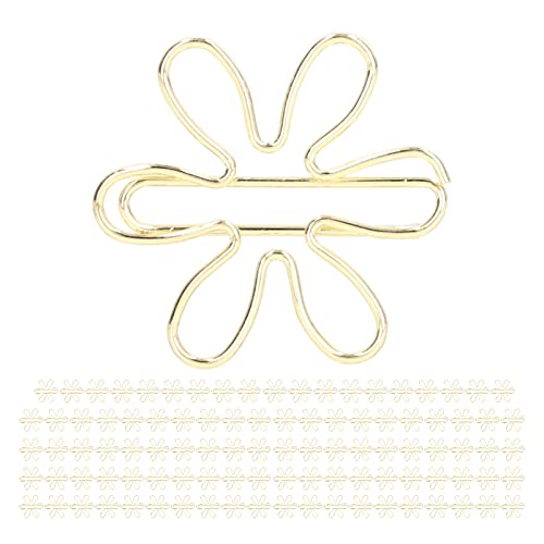 Niedliche Planer-Clips Metallpapier Clips für Büro-Heimschule Niedliche Blumenpfeilspitzen-Design Anti-Fading Leichtgewichts-Weitweite Anwendung für die Dateiklassifizierung Geeignet (Blumenform) von Haofy