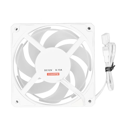 PWM Ruhige MFDB -Hydrauliklager 2200 U/Min PC Case Lüfter Smart Temperatur Control für Computer, Kompatibel mit Allen Chassis PWM Ruhige MFDB -Hydrauliklager 2200 U/Min PC Case Lüfter Smart Temperatur Control für Computer, Kompatibel mit Allen Chassis von Haofy