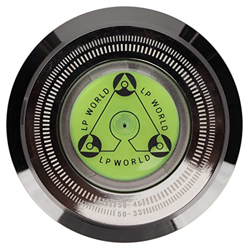 -Plattenspieler -Disc Stabilisator, Universelle Musikaufnahmeausrüstung für Audiophile (Helles Schwarz) von Haofy