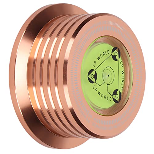 -Plattenspieler -Disc Stabilisator, Universelle Musikaufnahmeausrüstung für Audiophile (Roségold) von Haofy
