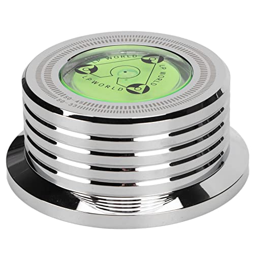 -Plattenspieler -Disc Stabilisator, Universelle Musikaufnahmeausrüstung für Audiophile (Silver) von Haofy