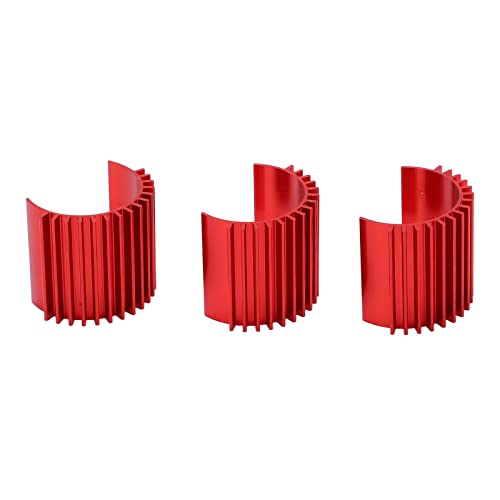 Präzisions -CNC Verarbeitet 370 Motor Kühlkörper Anodierter Oberflächenkühler für WPL C14 RC -Auto (Rot) von Haofy