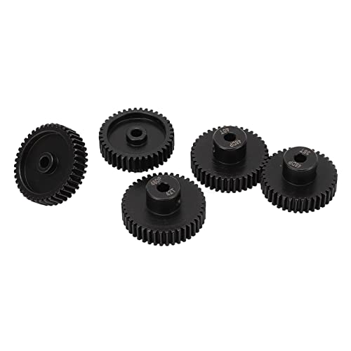 RC -Ritzelmotor -Zahnrad Set Hoher Härte Stabil Funktioniert 3,175 Mm Welle für 1/10 RC Modellauto [5pcs] von Haofy
