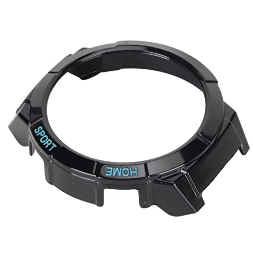 Smartwatch-Stoßfängerhülle, Harte, Tragbare Smartwatch-Schutzhülle Zum Laufen und Training (Schwarz Blau) von Haofy