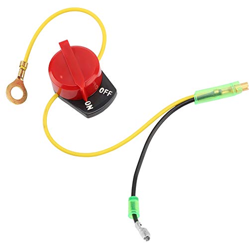 Steuermotor Einschalten Run Start Stop Scheinwerfer, Kill Stop Schalter On Off Button ATV Dirt Bike Go Kart Rasenmäher von Haofy