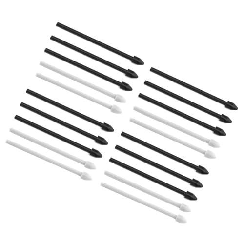 Telefonersatztipps Abs Material 20 X Stiftnibs+4 X Nadel+4 X Pinzetten für Note 10/Hinweis 10 Plus/Tab S6/T860/T865 Geeignet (Black) von Haofy