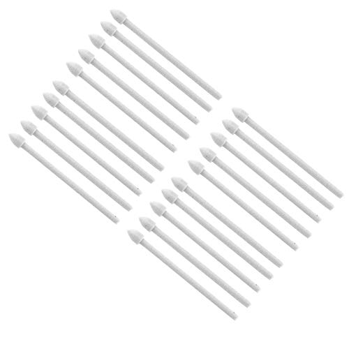 Telefonersatztipps Abs Material 20 X Stiftnibs+4 X Nadel+4 X Pinzetten für Note 10/Hinweis 10 Plus/Tab S6/T860/T865 Geeignet (White) von Haofy