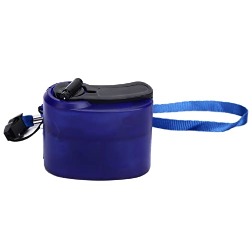 USB-Handkurbel-Telefon-Ladegerät, Tragbares Hand-Power-USB-Ladegerät für Outdoor-Wander-Camping(Blau) von Haofy