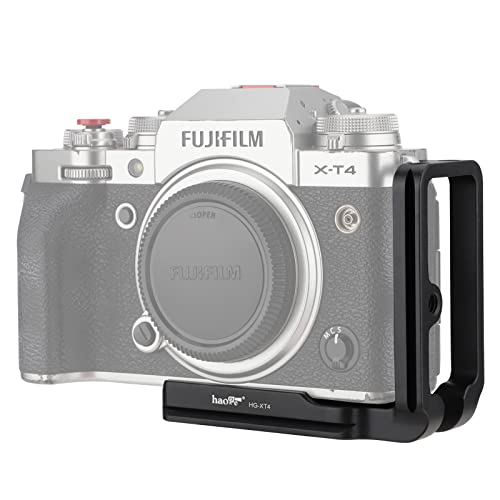 Haoge HG-XT4 L Halterung für Fujifilm X-T4 Fujinon XT4 DSLR-Kamera, kompatible Arca Style Schnellwechselplatte Haoge HG-XT4 L Halterung für Fujifilm X-T4 Fujinon XT4 DSLR-Kamera, kompatible Arca Style Schnellwechselplatte von Haoge