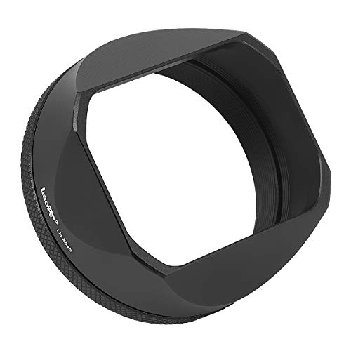 Haoge LH-X54B Gegenlichtblende aus Metall, quadratisch, mit 49 mm Adapterring, für Fujifilm X100VI Fuji X100V Kamera, Schwarz Haoge LH-X54B Gegenlichtblende aus Metall, quadratisch, mit 49 mm Adapterring, für Fujifilm X100VI Fuji X100V Kamera, Schwarz von Haoge