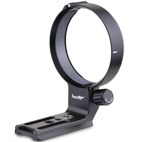 Haoge LMR-Z186 Stativ-Halterungsring für Nikon Nikkor Z 180–600 mm f/5.6–6.3 VR Objektiv-Kragenhalterung, integrierte Arca-Typ-Schnellwechselplatte von Haoge