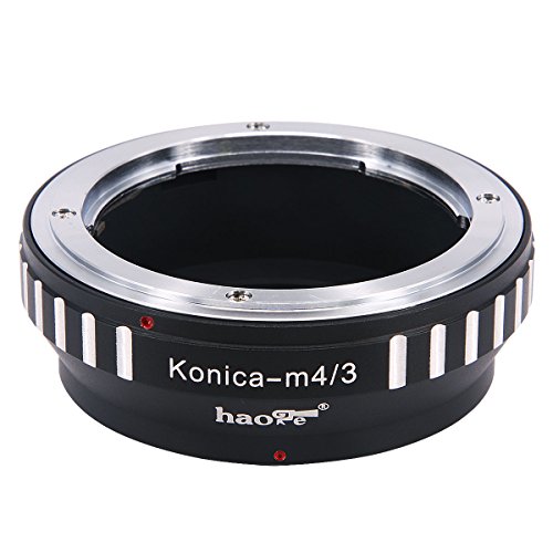 Haoge Manueller Objektivadapter für Konica AR Mount Objektiv an Olympus und Panasonic Micro Four Thirds MFT M4/3 M43 Mount Kamera von Haoge