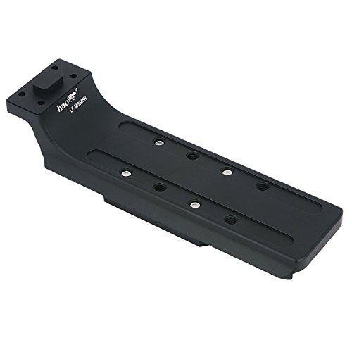 Haoge Objektivmanschetten-Fuß-Stativadapter für Nikon 300 mm F2.8 VR, 500 mm F4 VR, 180–400 mm F4E FL ED VR, 400 mm F2.8, 600 mm F4D, 800 mm f5.6E passend für Sachtler FSB6 8 10 FSB10T DV10 Fluid von Haoge