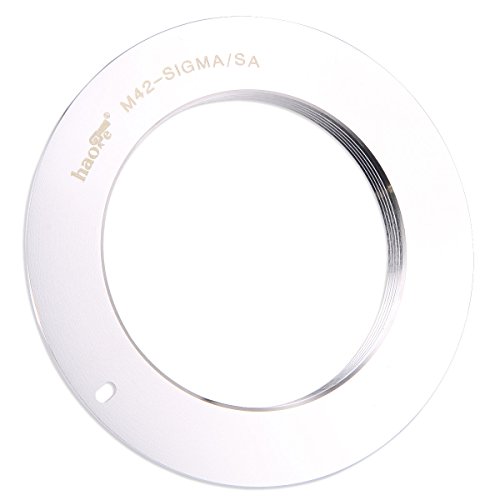 haoge Manuelle Lens Mount Adapter für 42 mm M42 Mount Lens to Sigma SA Mount Kamera wie SD14, SD15, SD1, SD1 Merrill, SD Quattro, SD Quattro H, sa-300, sa-300 N, sa-5, sa-7, sa-9, sa-7 N von Haoge