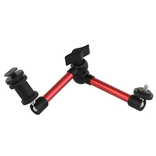 haoge Verstellbarer Gelenk-Arm für DSLR-Kamera-LCD-Monitor oder LED-Licht, rot, 27,9 cm haoge Verstellbarer Gelenk-Arm für DSLR-Kamera-LCD-Monitor oder LED-Licht, rot, 27,9 cm von Haoge