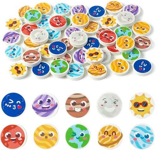 Haooryx Sommer Mini Radierer Kinder 60-teiliges Set Mit Neuheit Weltraum Bleistift Radierer 3D Schreibtisch Puzzle Radierer Pet Hausaufgaben Belohnung Klassenzimmer Preise Kindergeburtstagsgeschenk Haooryx Sommer Mini Radierer Kinder 60-teiliges Set Mit Neuheit Weltraum Bleistift Radierer 3D Schreibtisch Puzzle Radierer Pet Hausaufgaben Belohnung Klassenzimmer Preise Kindergeburtstagsgeschenk von Haooryx