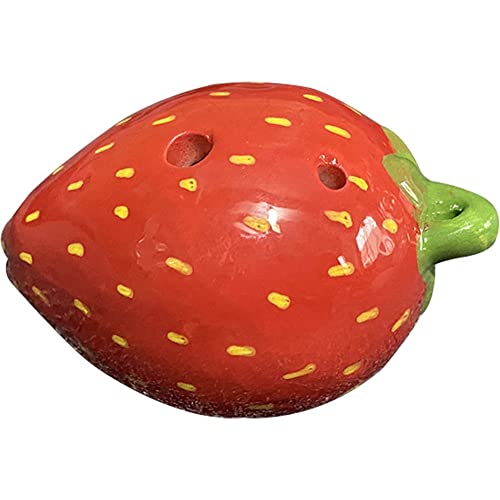 6 Loch Ocarina Strawberry -förmiges Ocarina Tragbares Ocarina Instrument Für Liebhaber Anfänger Professionelle Performer von Haowul