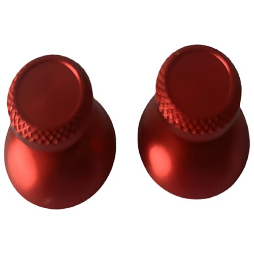 2 x Aluminium-Metall-Analog-Joystick-Griffabdeckung für Controller, Gamepad, Rocker-Kappen, Thumbstick-Zubehör 2 x Aluminium-Metall-Analog-Joystick-Griffabdeckung für Controller, Gamepad, Rocker-Kappen, Thumbstick-Zubehör von Haoyull