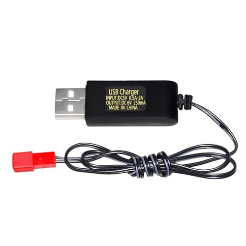 Haoyull USB-Ladekabel für 3,6 V 4,8 V 6 V 7,2 V LiPo- und Lithium-Batterien, mit SM2P/JST/KETPlug RemoteControl Spielzeugladung Haoyull USB-Ladekabel für 3,6 V 4,8 V 6 V 7,2 V LiPo- und Lithium-Batterien, mit SM2P/JST/KETPlug RemoteControl Spielzeugladung von Haoyull
