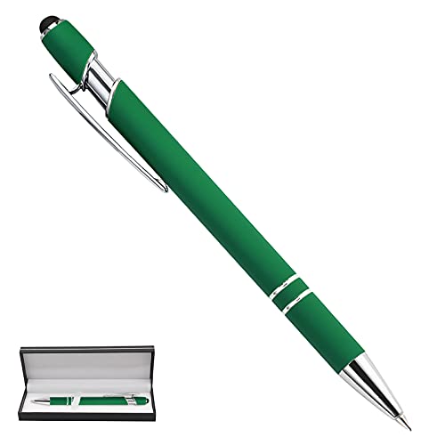 Kugelschreiber, mit Stylus-Spitze, glatte Stifte, einziehbares mehrfarbiges Gehäuse, schwarze Tinte für Tagebuch, Schreiben, Unterschrift im Büro, Schulbedarf von Hapelf