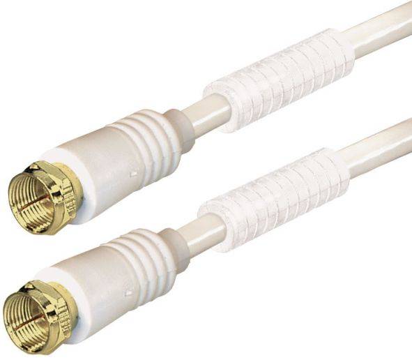 Hapena Antennen-Kabel 2,5m ws 12821 F-Stecker - F-Stecker 110dB von Hapena Vertrieb für technische
