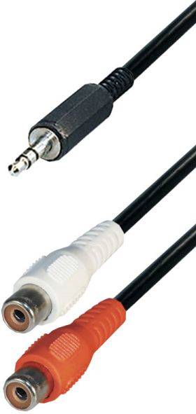 Hapena Audio-Adapter KS35ST CK2 08600 0,15m 3,5mm Klinken-St. - 2xCinch-Kuppl. Hapena Audio-Adapter KS35ST CK2 08600 0,15m 3,5mm Klinken-St. - 2xCinch-Kuppl. von Hapena Vertrieb für technische