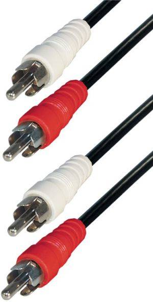 Hapena Audio-Kabel 1,5m 2 X C2 09815 2xCinch-Stecker - 2xCinch-Stecker von Hapena Vertrieb für technische