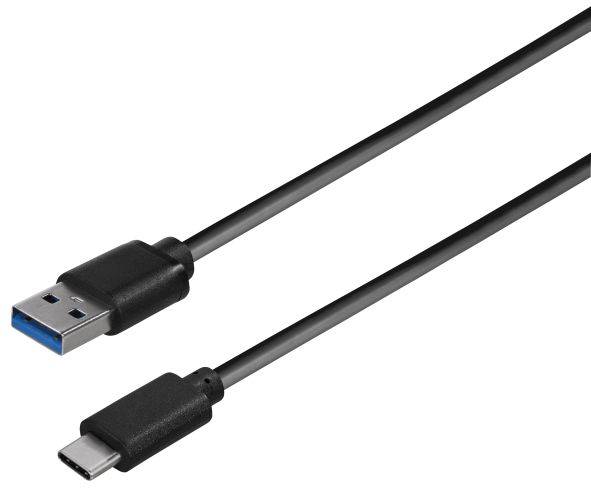 Hapena USB-Kabel 1,8m 3113120202 USB-A 3.0-Stecker - USB-C-Stecker von Hapena Vertrieb für technische