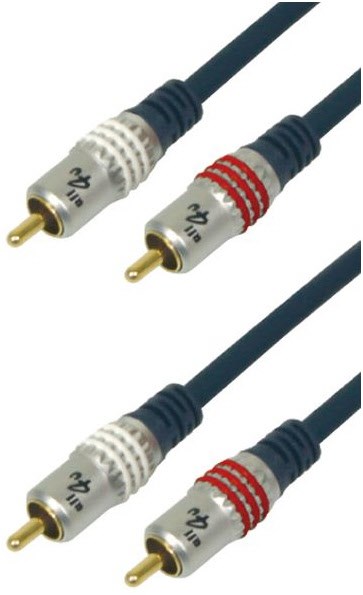 2 x C 2 HC 3,0 m Audiokabel von Hapena