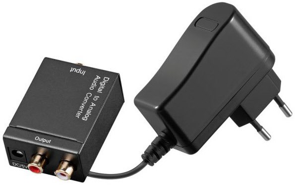 Digital zu Analog Audio Konverter schwarz Digital zu Analog Audio Konverter schwarz von Hapena