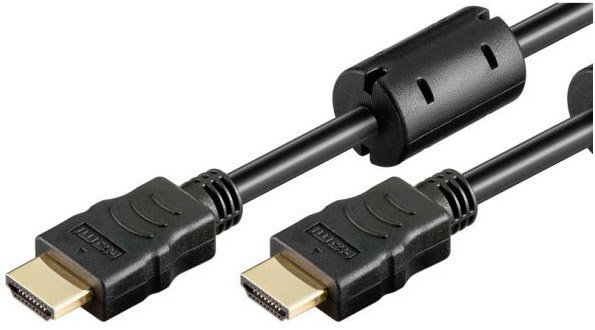HDMI-Kabel Typ A mit Ferritkern 5,0 von Hapena