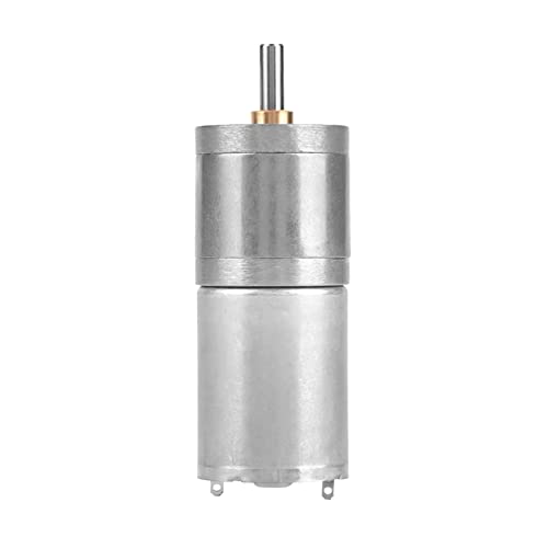 DC 12V Getriebemotor, 25GA -370 hohe Torques Elektrische Mikrogeschwindigkeitsreduzierung Getriebe Motorzentrum Ausgangswelle 25 mm Durchmesser Getriebe für Elektronische (12 V 10 U/min) von Hapivida