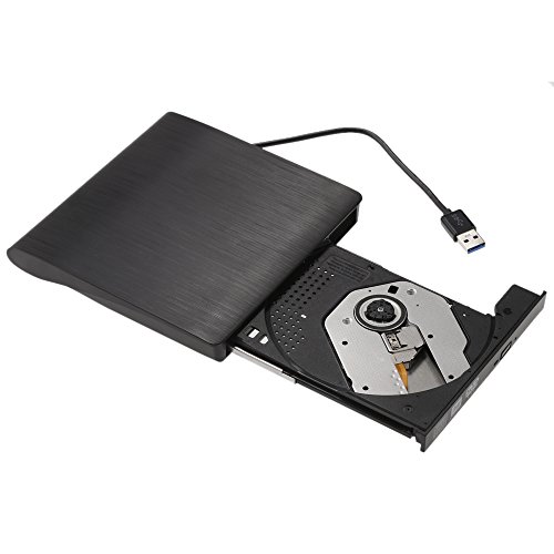 Externer CD-DVD-Laufwerk, tragbarer USB 3.0 DVD-Autor-CD-Rewriter-Burner 5GBPS Datenübertragung externe CD-RW DVD-RW-Laufwerk für Laptop-PC-Desktop Externer CD-DVD-Laufwerk, tragbarer USB 3.0 DVD-Autor-CD-Rewriter-Burner 5GBPS Datenübertragung externe CD-RW DVD-RW-Laufwerk für Laptop-PC-Desktop von Hapivida