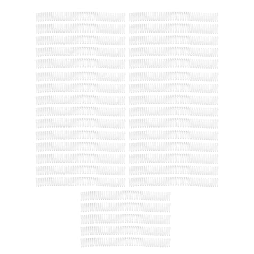 Hapivida 35PCS Kunststoff Spirale Bindenspulen Binder Spines 25.4mm Durchmesser 48 Schleifen 4:1 Pitch für und Bürodokumente (Weiß) von Hapivida