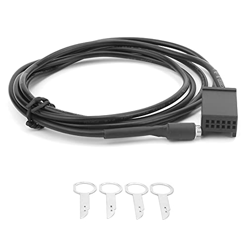 Hapivida Auto Aux -Auxiliary -Audioadapter, Bluetooth -Wireles -Audiokabel mit 4 Entfernen von Funkstiften CD -Entfernungstasten für 5000 CD 6000 CD Hapivida Auto Aux -Auxiliary -Audioadapter, Bluetooth -Wireles -Audiokabel mit 4 Entfernen von Funkstiften CD -Entfernungstasten für 5000 CD 6000 CD von Hapivida