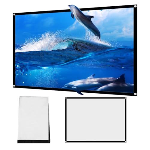 Projektor Leinwand, 60 Zoll Beamer Leinwand 4: 3 HD Faltbarer Projektionsschirm Anti-Falten Projektionsleinwand Tragbarer Bildschirm für Treffen, Schule, Zuhause Projektor Leinwand, 60 Zoll Beamer Leinwand 4: 3 HD Faltbarer Projektionsschirm Anti-Falten Projektionsleinwand Tragbarer Bildschirm für Treffen, Schule, Zuhause von Hapivida