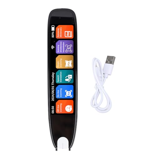 Scan Reader Pen, tragbarer 142 Sprachen Scan -Übersetzer -Stift mit 3,69 -Zoll -IPS -Touchsbildschirm Instant Text an Sprachübersetzer -Gerät für Kinder lernen von Hapivida