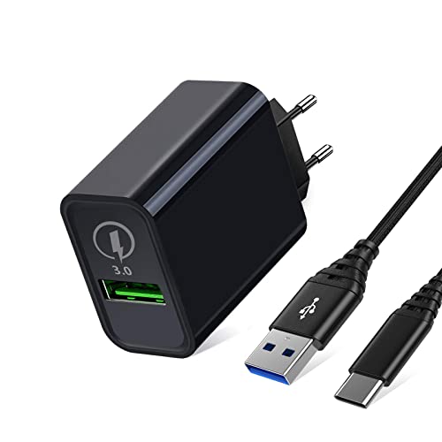 18W Quick Charge 3.0 USB Ladegerät und Ladekabel 2M für Nokia 7.2 6.2 6.1 5.4 5.3 3.4 3.1 Nokia G60 G50 G21 G11 G10 X30 X20 X10 X71 G42 G22 G21 XR21 C32 C22 XR20 G20,Handy Netzteile Schnellladegerät 18W Quick Charge 3.0 USB Ladegerät und Ladekabel 2M für Nokia 7.2 6.2 6.1 5.4 5.3 3.4 3.1 Nokia G60 G50 G21 G11 G10 X30 X20 X10 X71 G42 G22 G21 XR21 C32 C22 XR20 G20,Handy Netzteile Schnellladegerät von Happy Buying