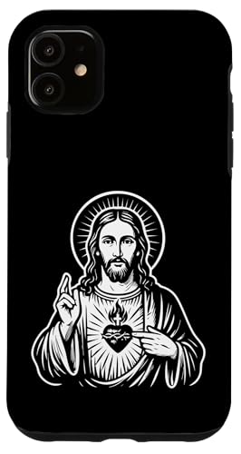Heiliges Herz Jesu Christi Katholische Kunst Hülle für iPhone 11 von Happy Catholics