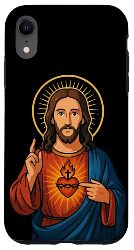Heiliges Herz Jesu Christi Katholische Kunst Hülle für iPhone XR Heiliges Herz Jesu Christi Katholische Kunst Hülle für iPhone XR von Happy Catholics