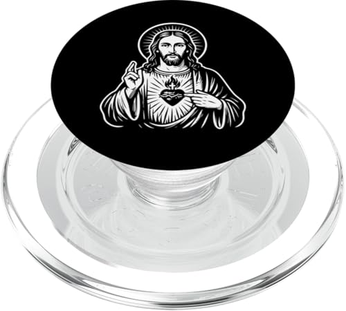 Heiliges Herz Jesu Christi Katholische Kunst PopSockets PopGrip für MagSafe von Happy Catholics