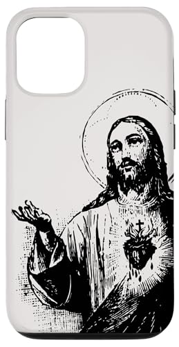Heiliges Herz Jesu Christi Vintage Kunst katholisch Hülle für iPhone 12/12 Pro Heiliges Herz Jesu Christi Vintage Kunst katholisch Hülle für iPhone 12/12 Pro von Happy Catholics