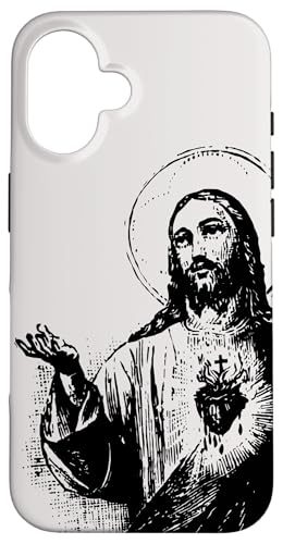 Heiliges Herz Jesu Christi Vintage Kunst katholisch Hülle für iPhone 16 Heiliges Herz Jesu Christi Vintage Kunst katholisch Hülle für iPhone 16 von Happy Catholics