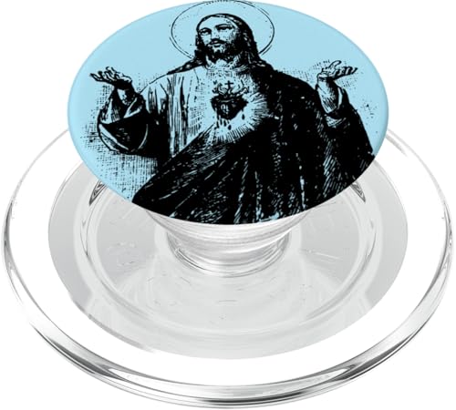 Heiliges Herz Jesu Christi Vintage Kunst katholisch PopSockets PopGrip für MagSafe Heiliges Herz Jesu Christi Vintage Kunst katholisch PopSockets PopGrip für MagSafe von Happy Catholics