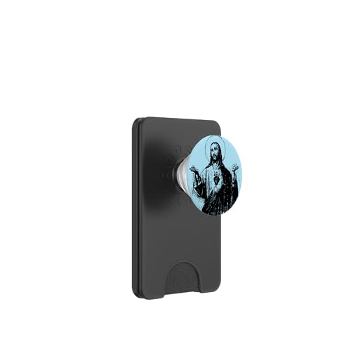 Heiliges Herz Jesu Christi Vintage Kunst katholisch PopSockets PopWallet für MagSafe Heiliges Herz Jesu Christi Vintage Kunst katholisch PopSockets PopWallet für MagSafe von Happy Catholics