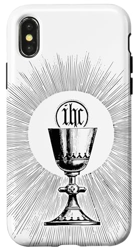 Kelch für katholische Messe, Eucharistie, Erstkommunion Hülle für iPhone X/XS Kelch für katholische Messe, Eucharistie, Erstkommunion Hülle für iPhone X/XS von Happy Catholics