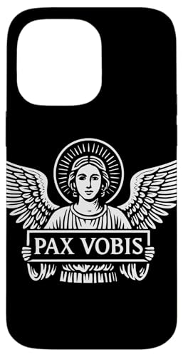 Pax Vobis Frieden mit dir Katholische traditionelle lateinische Messe Hülle für iPhone 14 Pro Max von Happy Catholics
