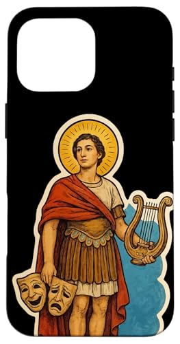 St Genesius Schutzpatron der Schauspieler Theater Comics katholisch Hülle für iPhone 16 Pro Max St Genesius Schutzpatron der Schauspieler Theater Comics katholisch Hülle für iPhone 16 Pro Max von Happy Catholics