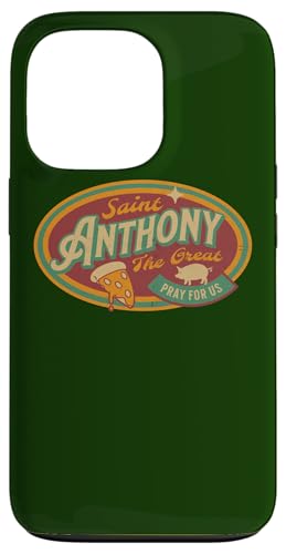 St. Antonius, der Schutzpatron des Großen Abtes, Farmers, Retro Pizza Hülle für iPhone 13 Pro St. Antonius, der Schutzpatron des Großen Abtes, Farmers, Retro Pizza Hülle für iPhone 13 Pro von Happy Catholics