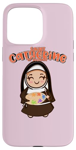 St. Catherine of Bologna Schutzpatron Saint Artists Cute Catholic Hülle für iPhone 15 Pro Max St. Catherine of Bologna Schutzpatron Saint Artists Cute Catholic Hülle für iPhone 15 Pro Max von Happy Catholics
